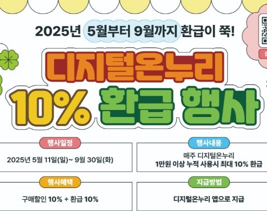 적립할 때 10% 할인, 사용하면 10% 환급!